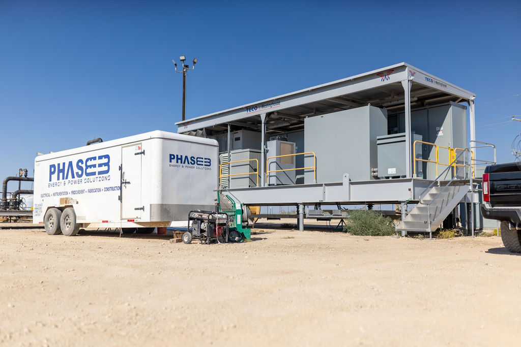 Phase 3 trailer next to the PDB