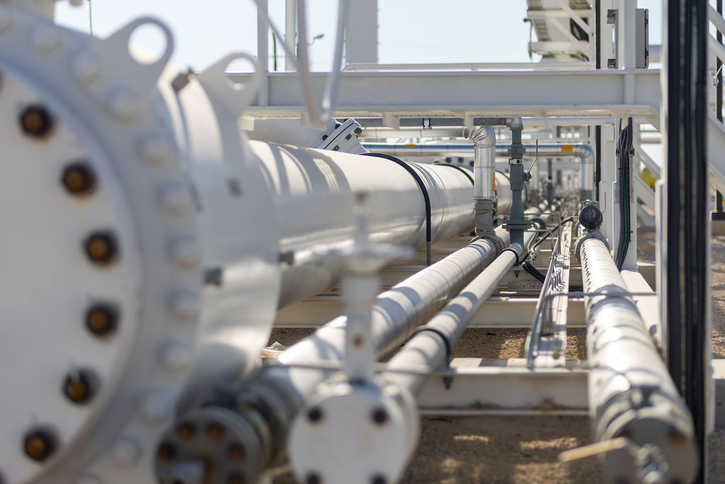 Gas pipes