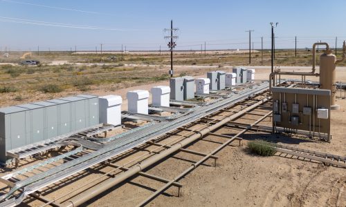 Switch rack and switchgear on the field